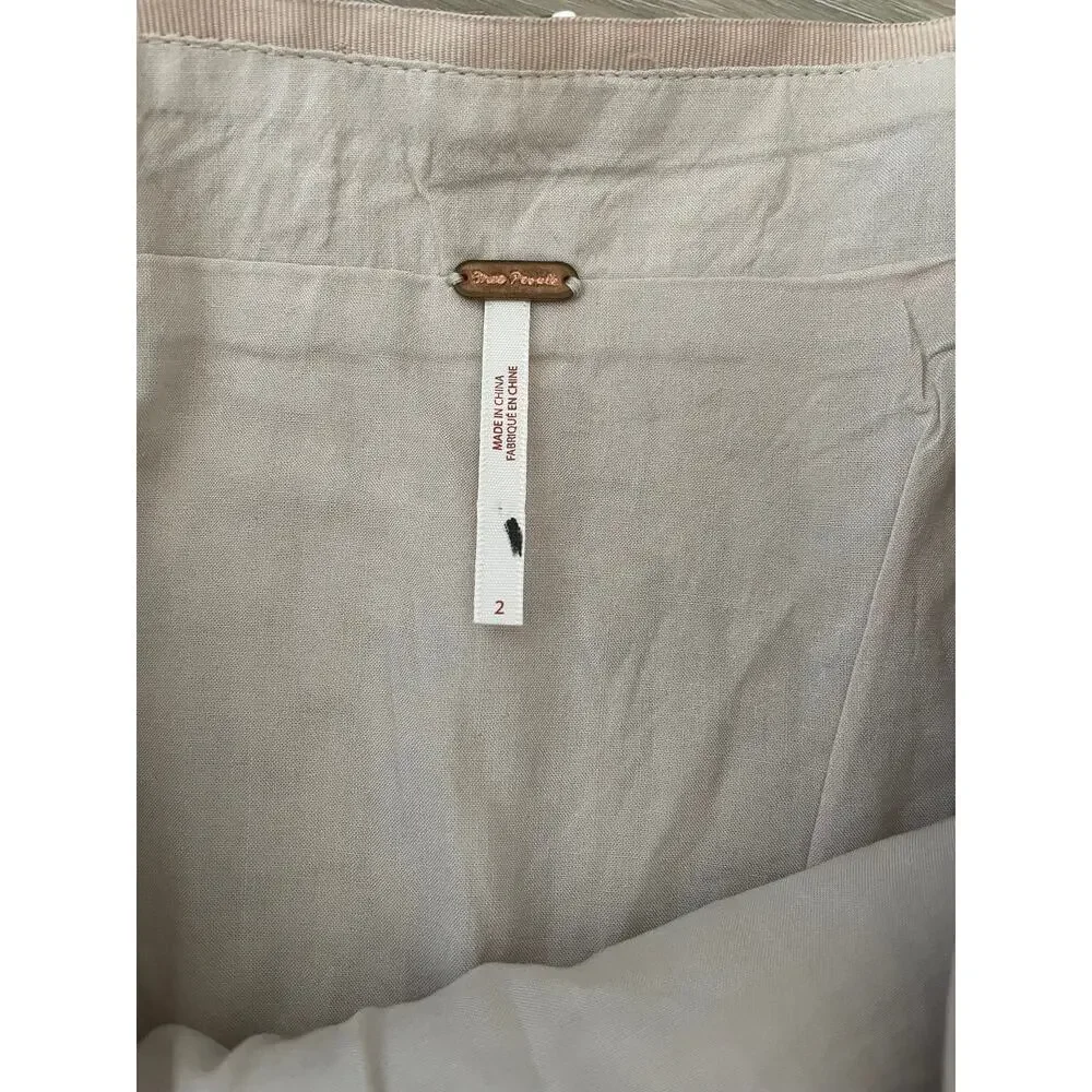 Free People | Faux Wrap Sequin Mini Skirt size 2